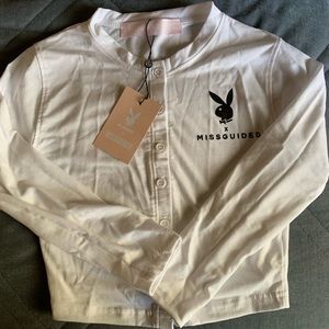 COPY - Playboy half sleeve top